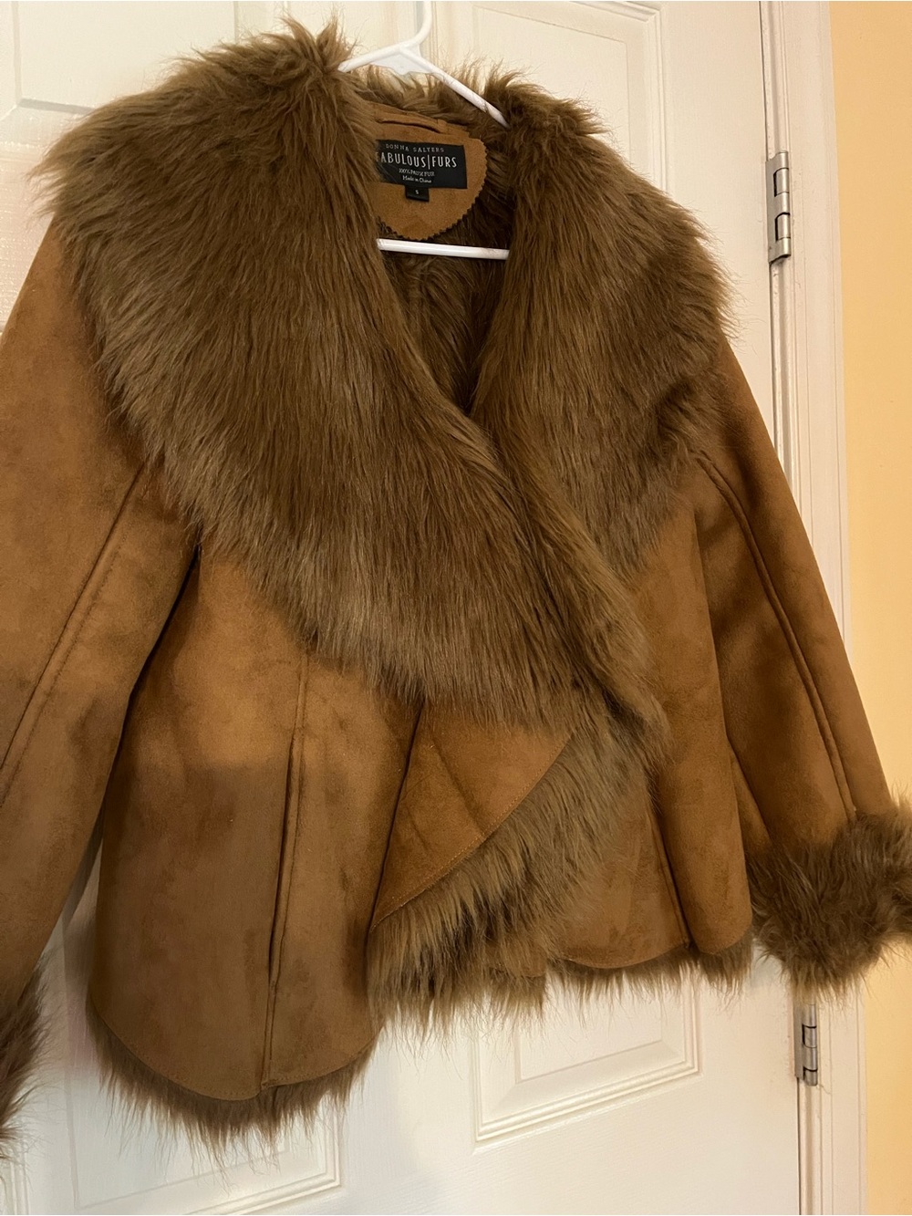 Donna Salyers Fabulous-Furs Suede Jacket - Size S